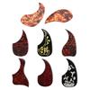 Self Adhesive Acoustic Guitar Pickguard Scratch Plate Pickguard Sticker Anti-Scratch Folk Guitar Protective Shell Guard