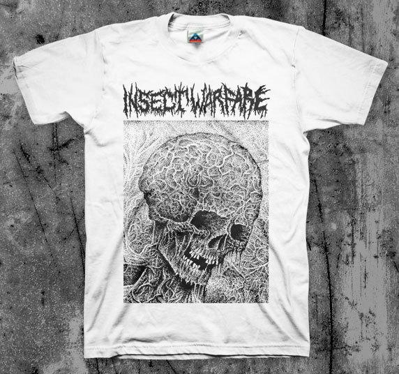 Insect Warfare  Skull  Colored T Shirt Unisex T-Shirt S