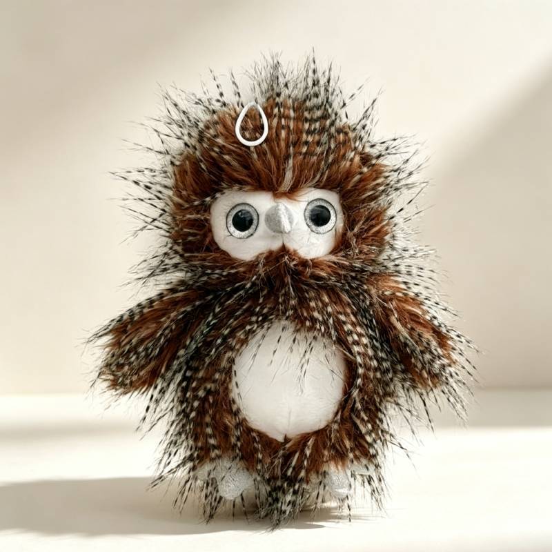 Plush Owl Animal Toy With Pp Cotton Fill For Kids And Collectors