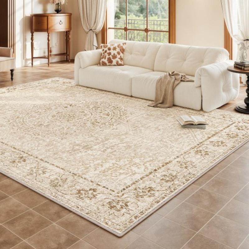 Carpet for Living Room Persian Retro Sofa Coffee Table Floor Mat Home Decor Bedroom Bedside Rug Nonslip Mashine Washable Rugs
