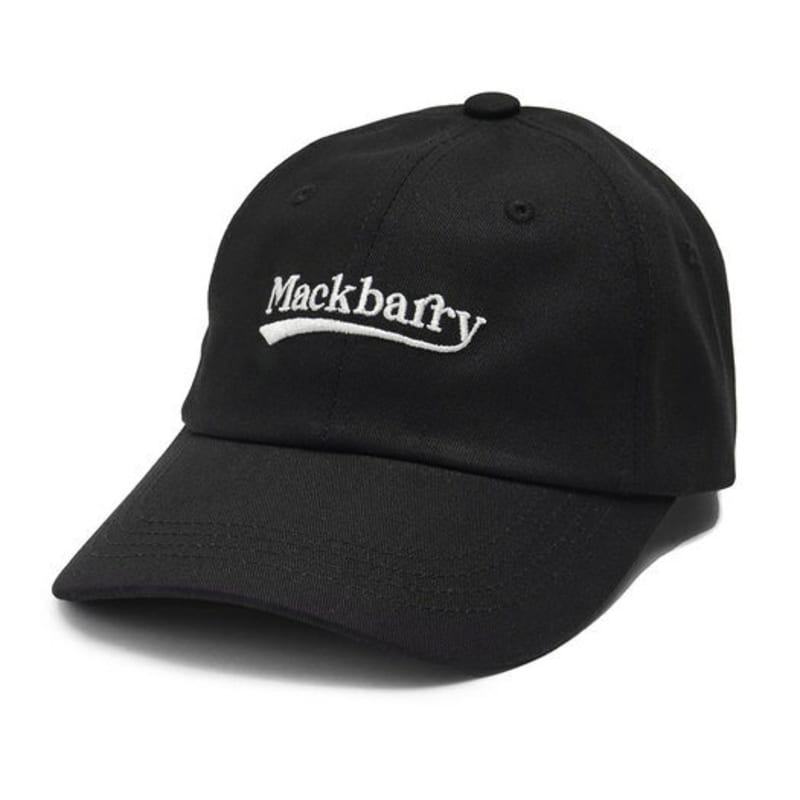 MACK BARRY Signature LOGO BALL CAP BLACK