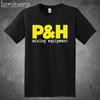 P&H Mining Equipment Schwarzes T-Shirt
