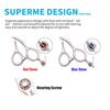 SANGELAR 5.5 Inch 6 Inch Pet Scissors Pup Scissors Tedy Cat Pet Grooming Tools Pet Eyelash Moustache Scissors Trim Face Wool Cutting Scissors