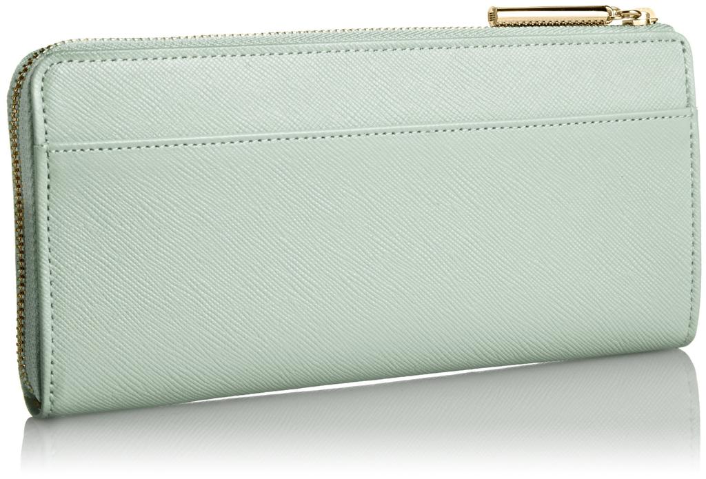LANVIN en Bleu Luxembourg Large Zipper Long Wallet [New Color] Women's Wallet with Bill Compartment and Card Slots, Large Capacity, 480112, Mint