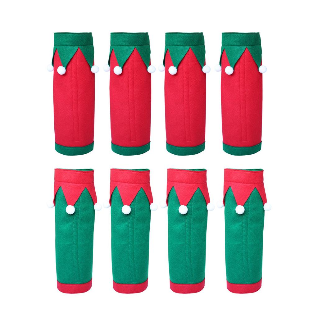 Horse Leg Wraps Christmas Style Polyester Breathable Festive Decor for Winter Equestrian Accessories