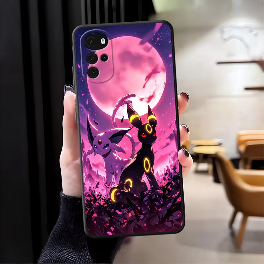 Hot Anime Pokemon Phone Cover Case for Motorola Moto G50 G53 G30 G52 G22 Edge40 G60s Edge 20 Pro 30 Lite G32 G71 G51 G73
