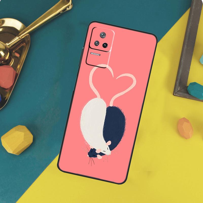 Mouse Rat Case For Xiaomi 14T Pro 11T 12T 13T 13 14 15 Ultra POCO X7 Pro X3 X5 X6 M6 F5 F6 Pro Funda