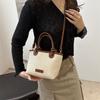 Summer Vacati Women's Beach Straw Woven Shoulder Bags Commuter Simple Ladies Small Bucket Handbags Female Travel Crossbody Bag