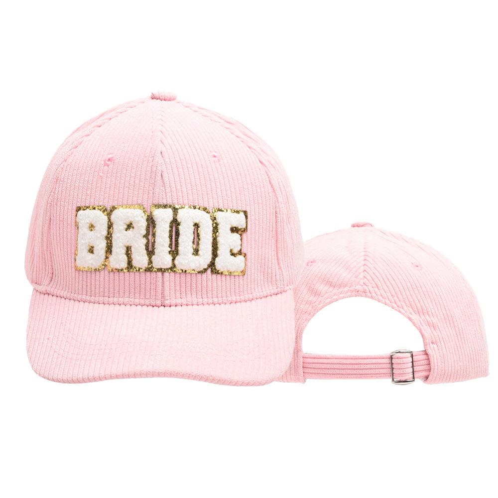 New Unisex Squad Bride Corduroy Baseball Caps Outdoor Adjustable Trucker Cap Hip Hop Snapback Dad Hat for Women Casual Sun Hats