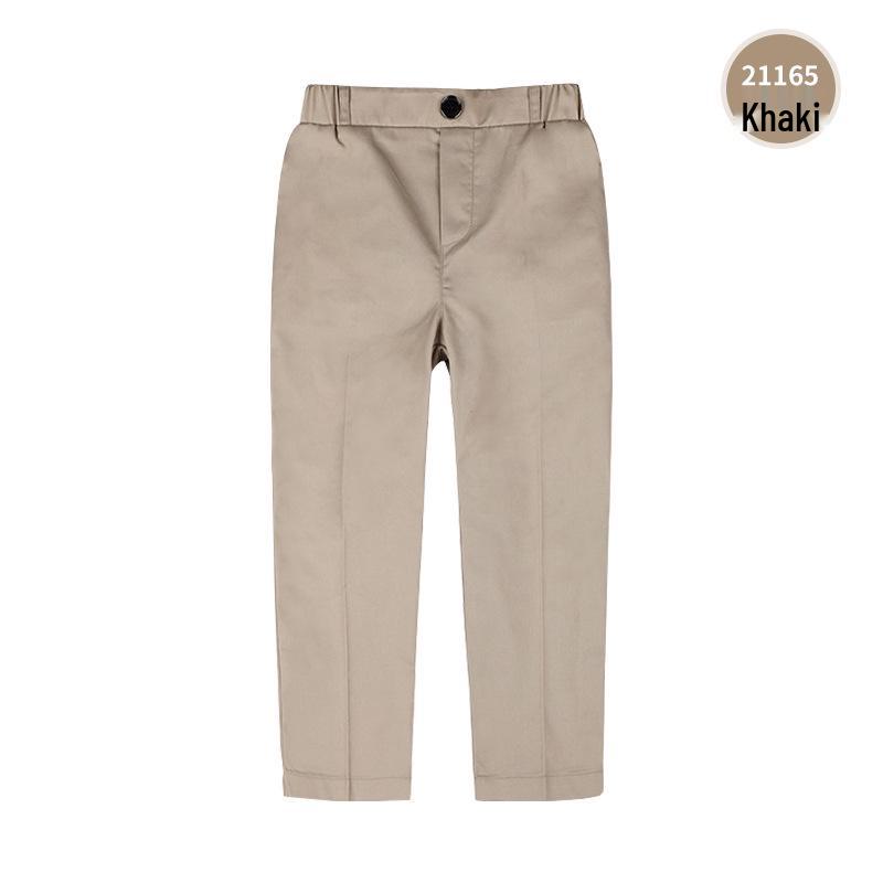 

Children s British-Style School Uniform Pants - Casual Long Dress Pants for Boys and Girls, Spring/Autumn. 150cm