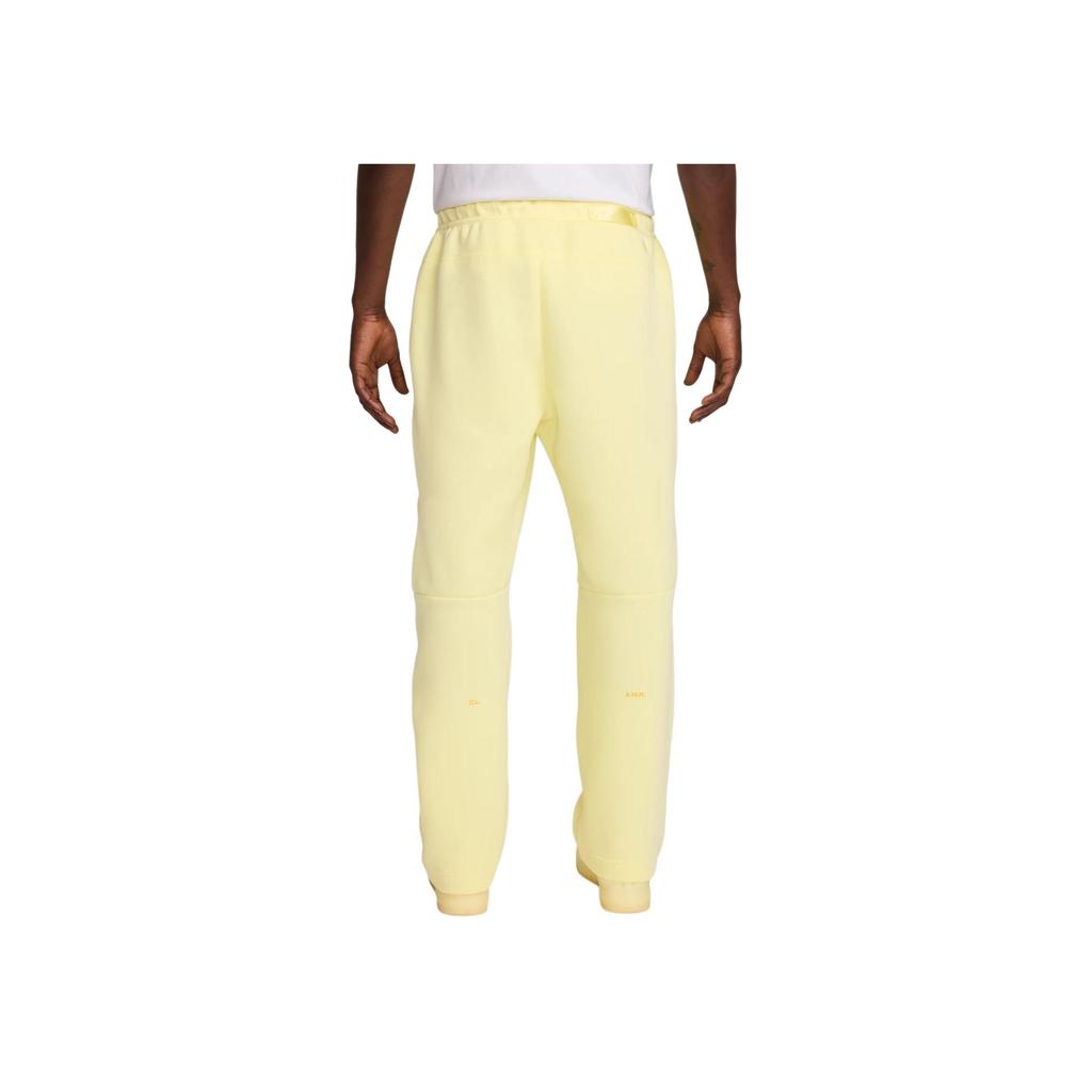 Nike NOCTA Tech Fleece Hose mit offenem Saum Citron Tint/Vivid Sulfur Unisex Unterteile Gelb FD8460-821
