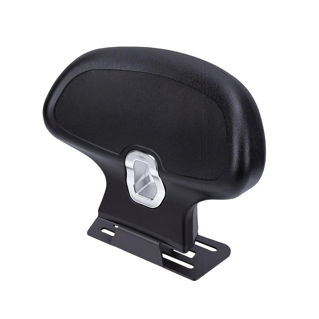 Motorcycle Rear Backrest Soft PU Black Universal Passenger Back Support For ATV Scooter Cruiser Moped