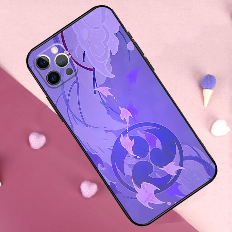 Anime Genshin Impact Phone Case For iPhone 17 Pro Max 11 14 15 16 Pro Max Plus 12 13 Mini 16e 17 Air Back Cover