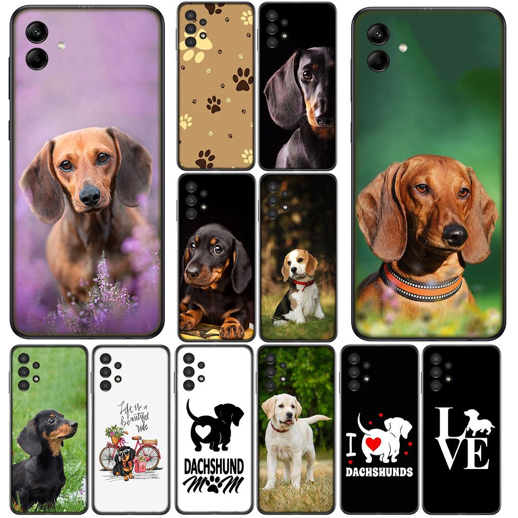 Dachshund Dog Casing Phone Cover for Motorola Moto Edge 50 One 30 Fusion 40 neo Ultra Pro 20 Lite G85 G84 E15 E14 Case