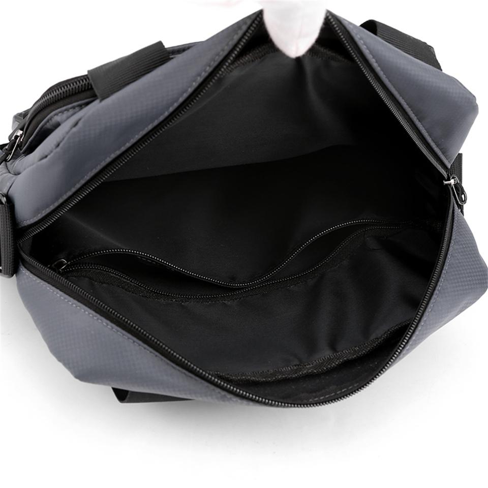 Men's Bags Light Oxford Shoulder Bag Casual Crossbody Bags Waterproof Business Top-handle bag for men