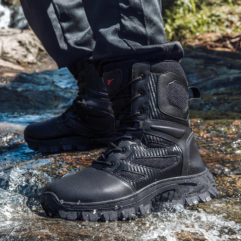 Large size special forces outdoor hiking mountaineering battlefield boots desert non-slip wear-resistant comfortable training boots