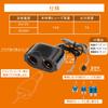 Carmate Car Fuse with Locking Mechanism for Convenient Dash Cam Installation Socket, CZ483, 2-Port,