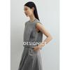 Elegant Light Workplace Sleeveless Short Jacket