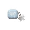 Light Blue Bow for AirPods1 Earphone Case 1/1 Generation Apple AirPods Pro1 Protective Case Cute