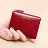 Anti  Woman Small Genuine Leather Purse  New Design Ultra Thin Coin Wallet for Women Fashion Gifts