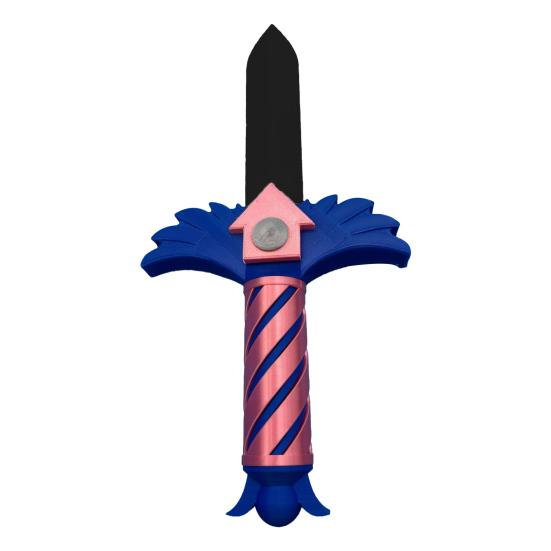 3D Printed Stiletto Toy Korean Folk Game Inspired Pocket Stiletto Heavy Duty Traditional Game Movie Character Role-play Mini Cutter Props