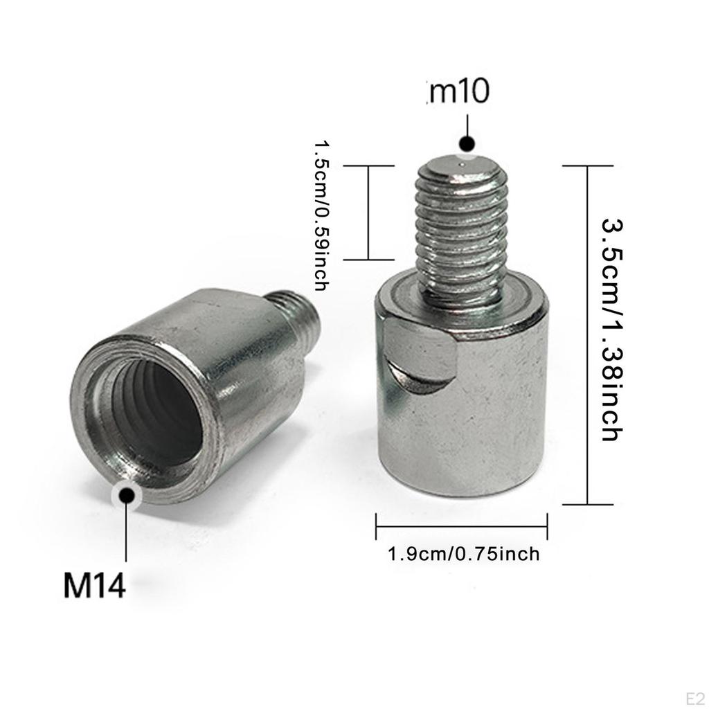 Adaptér M14 na M10 Závit Snadné Použití Profesionální Konvertor Pro Připojení Rotačního Nástroje