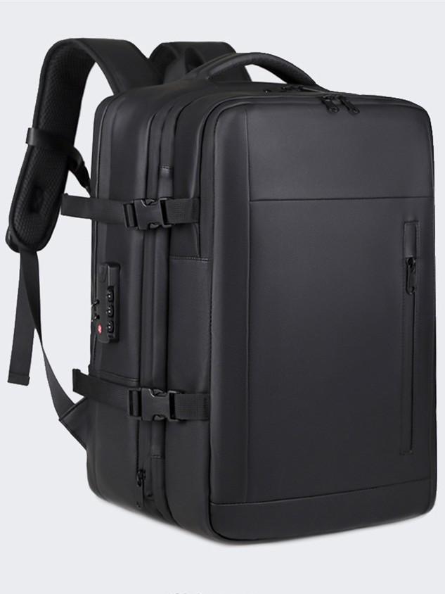 Expandable Business Travel Backpack with Laptop Compartment and Wet/Dry Separation