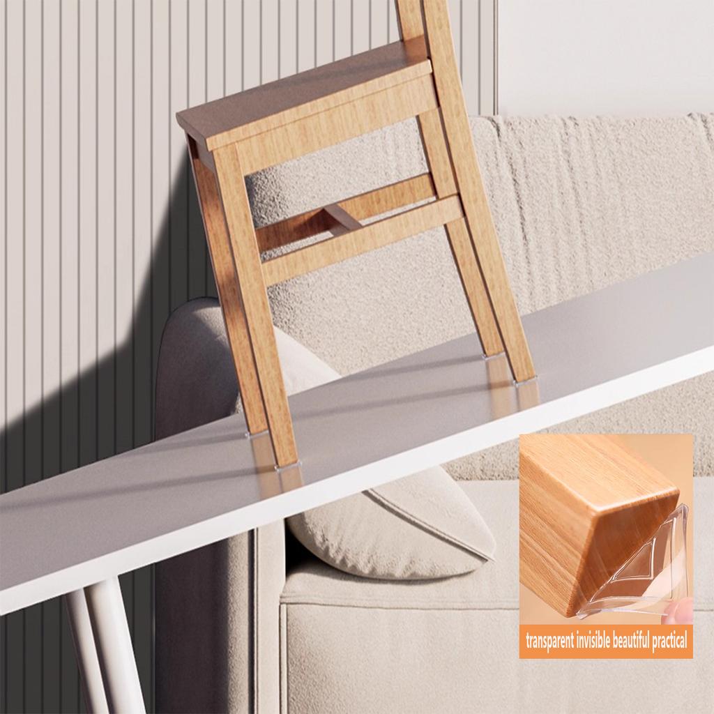 4Pcs Silicone Non Slip Pad Anti Moving Table Foot Mat Bed Foot Antislip Fixator Clear Anti Vibration Pads Furniture Gasket