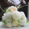Pastel Artificial Mixed Flower Bouquet, Hydrangea Peony & Pom-Pom Chrysanthemum, Multi-Color Fake Flowers for Home Decor