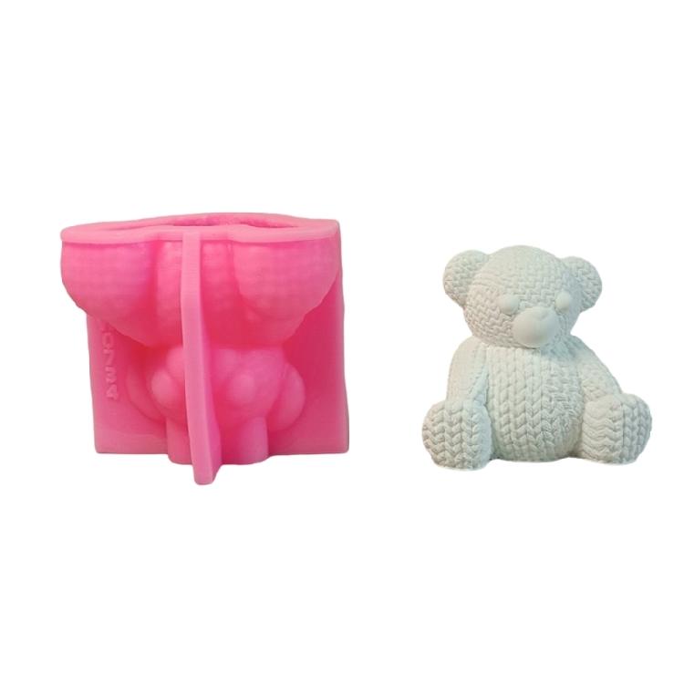 

Crochet Bear Animal Silicone Molds Silicone Soap Molds for Handmade Candle Soap Fondant Silicone Mould Epoxy Resin Molds 1