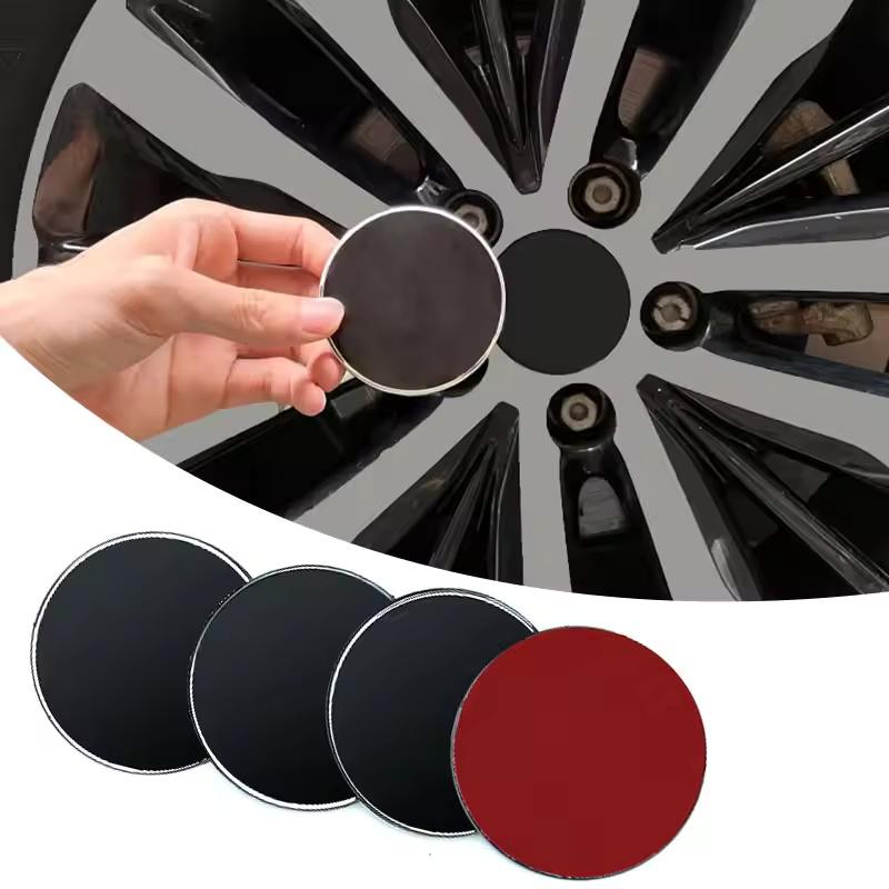 4pcs With Logo Car Wheel Center Hub Caps Emblem Sticker Decals for SRT Car Accessories Strong adhesion Not easy to fall