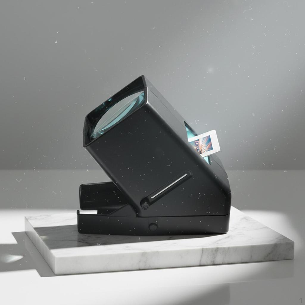 Slide and Film Viewer,USB Powered/Battery Operate Portable for 135mm Slides & Negatives Desk