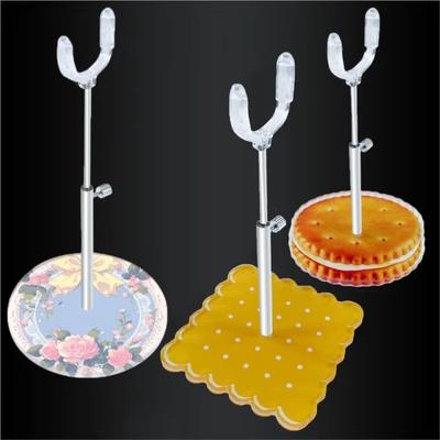 Shaped Base Doll Standing Bracket Retractable Model Holder Doll Display Rack  Doll Accessories