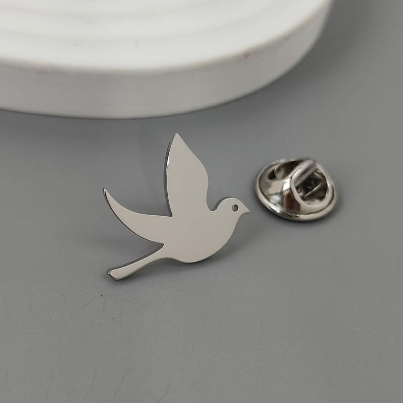 Branch Magpie Bird Brooch Cufflinks Elegant Temperament Suit Jacket Accessories 14k