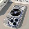 Music Player Pattern Fashion Mirror Phone Case For iPhone 17 Pro 16 15 14 13 12 11 Pro Max 7 8 Plus XR X XS Max 16E 17E Cover