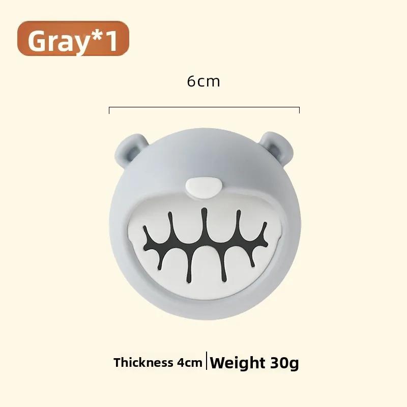 

New No Drill Bear-shaped Towel & Rag Holder - No Trace Hand Towel Storage Rack for Kitchen/Bathroom сірий колір