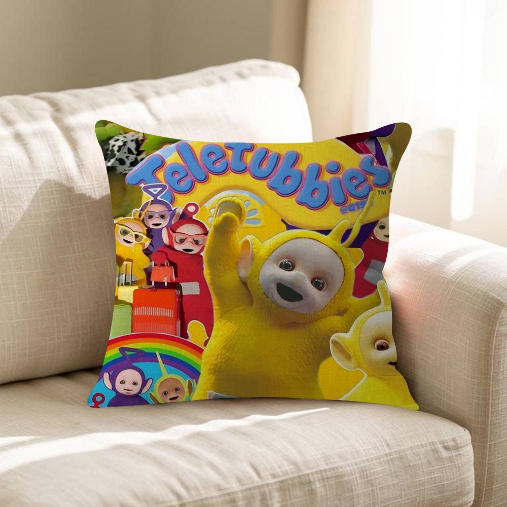 Cartoon TTeletubbies Cushion Cover Decorative Pillow Sofa Home Decor Case Pillow Cases