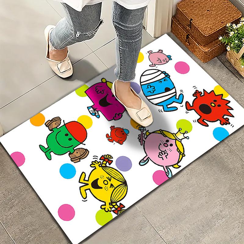 Mr Men Little Miss Carpet Rug For Living Room Bedroom Home Sofa Decoration Kids Play Nonslip Floor Mat