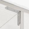 10PCS 90 Degree Angle Corner Brackets Stainless Steel Corner Brace Fastener Wall Brackets Hanger for Shelves,Table,Chair