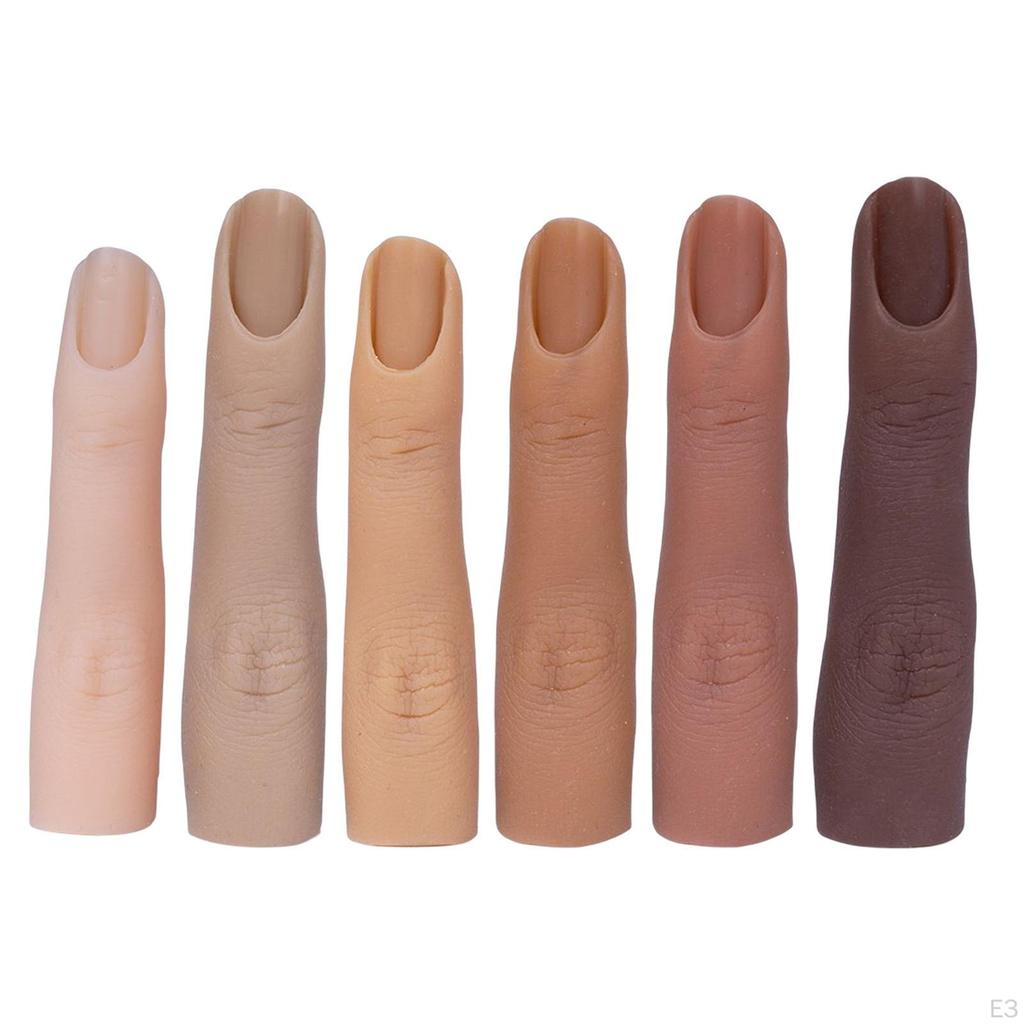 -Nail Model Tool Fake Nail Manicure Bendable for Beginner Display