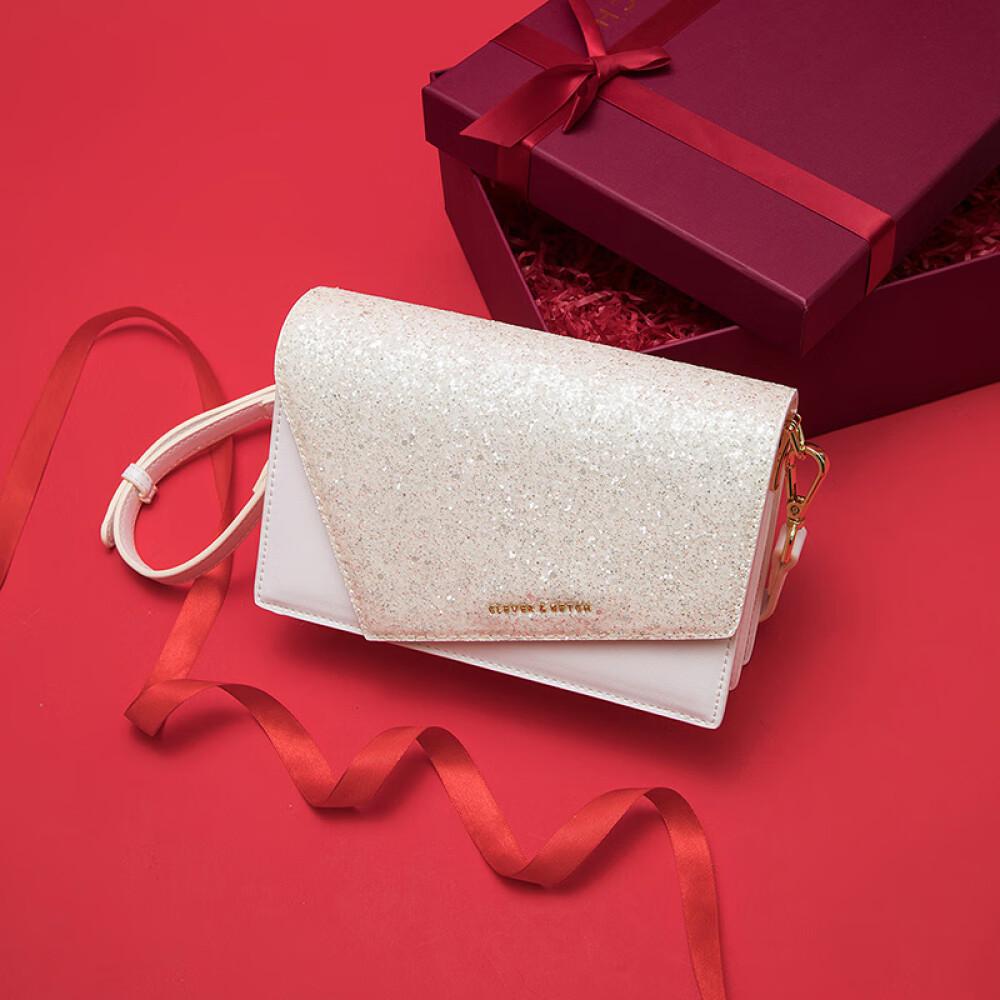 Women's bag new 2023 sequin bag small square bag shoulder bag crossbody bag to send girlfriend 20.5cm high 13cm wide 7cm