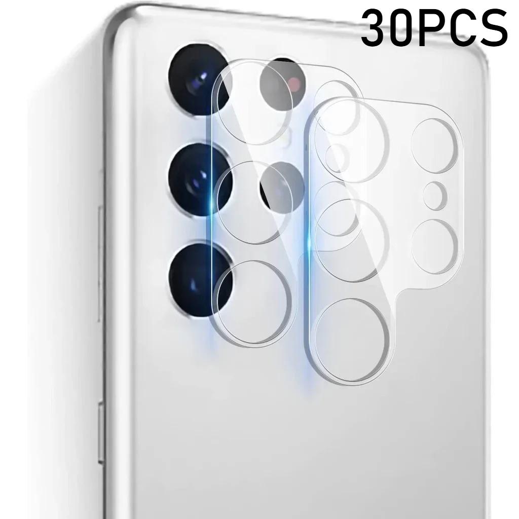 1-5/30-100PCS Camera Lens Protector Film For Samsung S25Edge S24/23 Ultra Plus FE Anti-scratch HD Definit Glass Lens Protect Cap