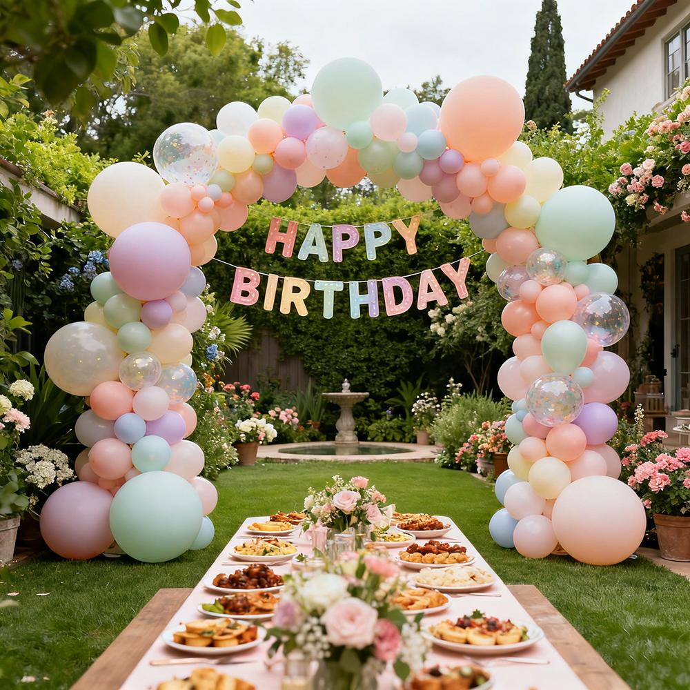 Pink Macaron Balloon Garland Arch Decor Wedding Birthday Party Decoration Kids Red White Blue Latex Balloons Baby Shower Globos