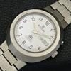 GENUINE VINTAGE RICOH R31 AUTOMATIC JAPAN MENS WHITE COLOR DIAL WATCH A500645-5 R153-a500645