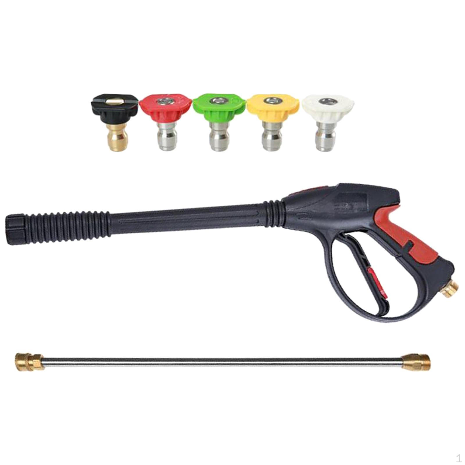 4000 PSI Высокое давление с 21-дюймовым удлинителем, M2, 5 насадок, Шланг 7pcs
