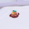 Miniature Food Toys: Resin Bread & Donut Fridge Magnets and Hair Clips