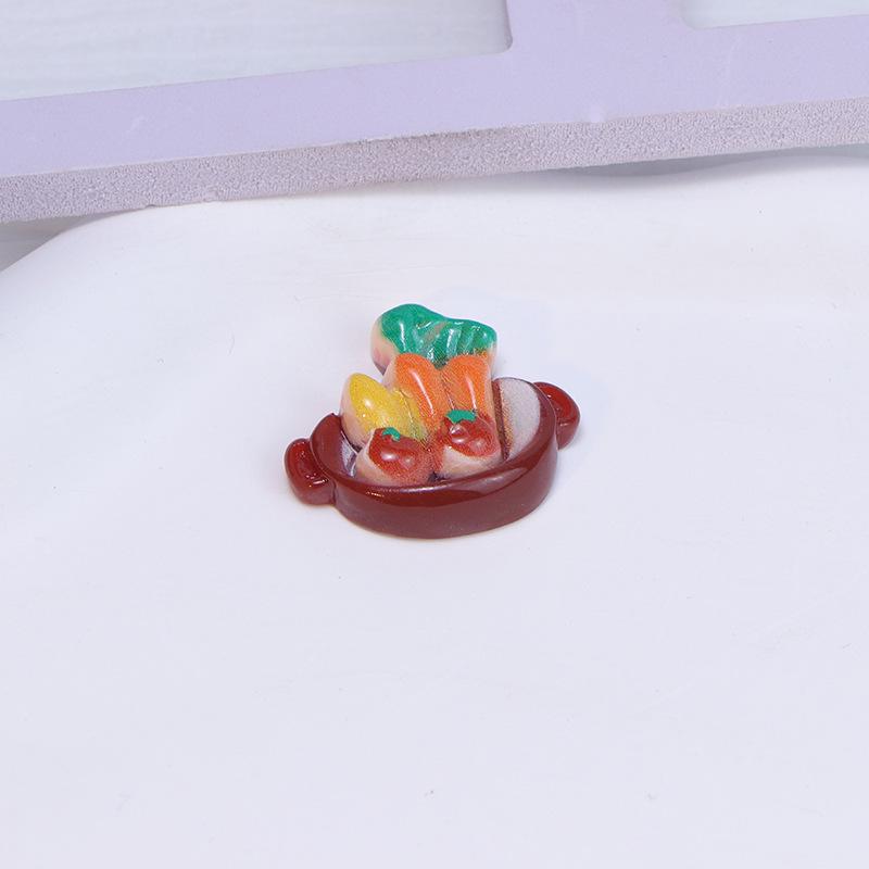 Miniature Food Toys: Resin Bread & Donut Fridge Magnets and Hair Clips