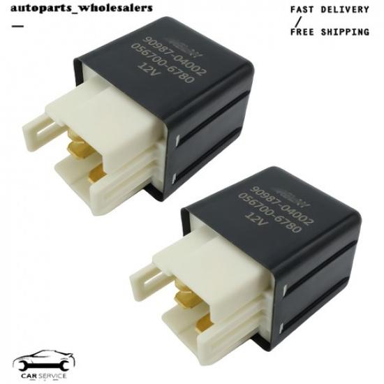 Set Of 2 Multi-Purpose Relay For LEXUS GS300 GS400 GS430 IS300 LS400 LX450 LX470
