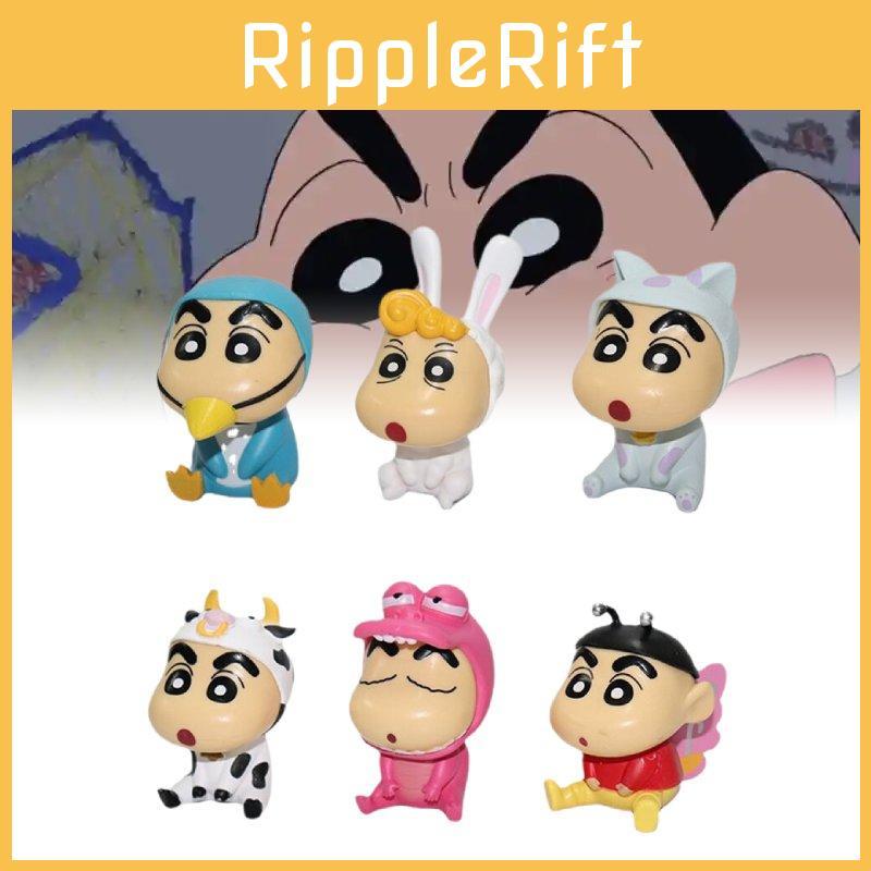 Charming Crayon Shin-chan Character Dolls Cute Animal Designs For Cake Decorations