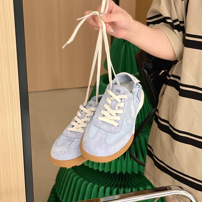 

Ballet breathable women s new summer light casual sports little white shoes comfortable and versatile 40 синий